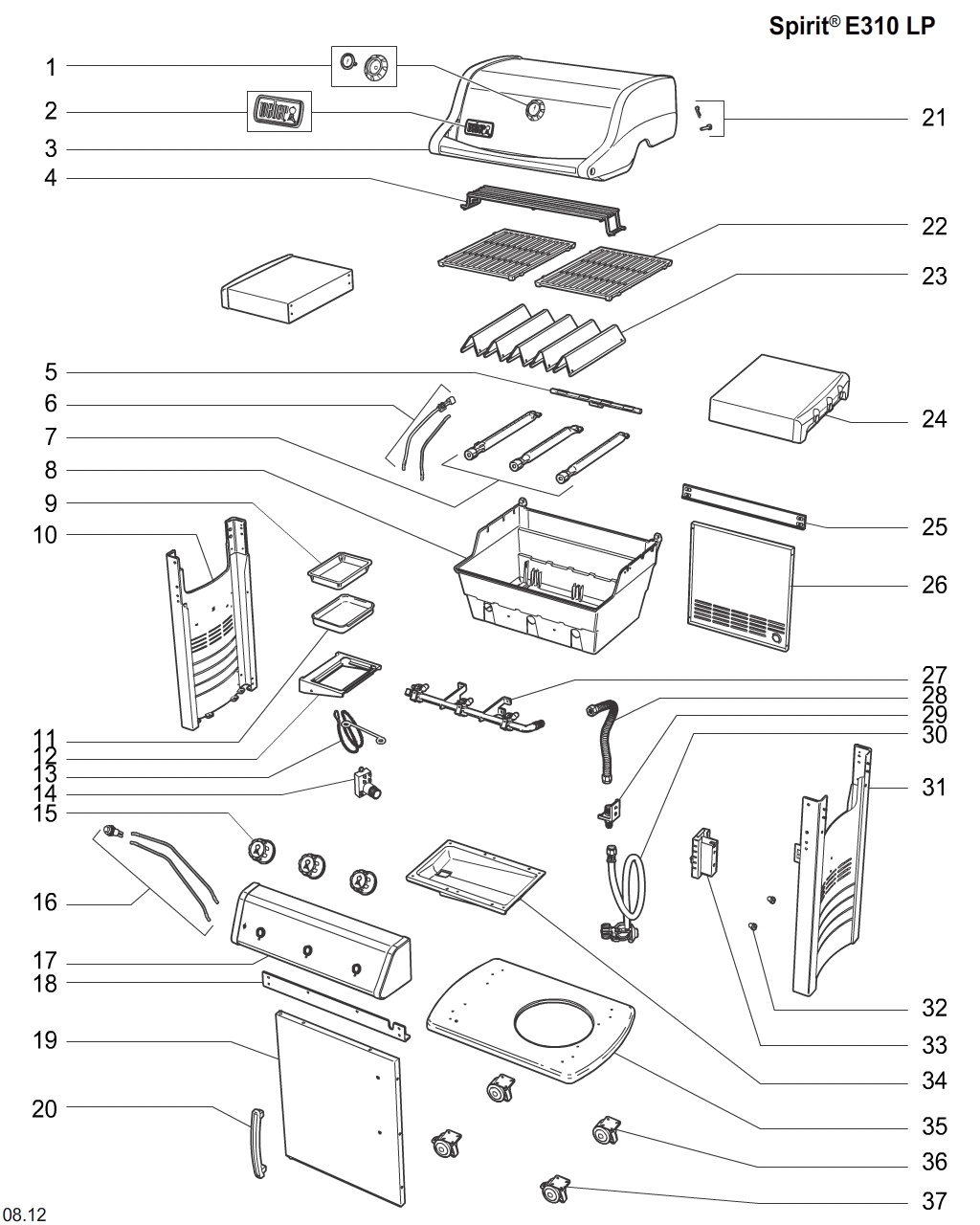 Weber Spirit Ii E 310 Assembly Instructions 2025 Pdf